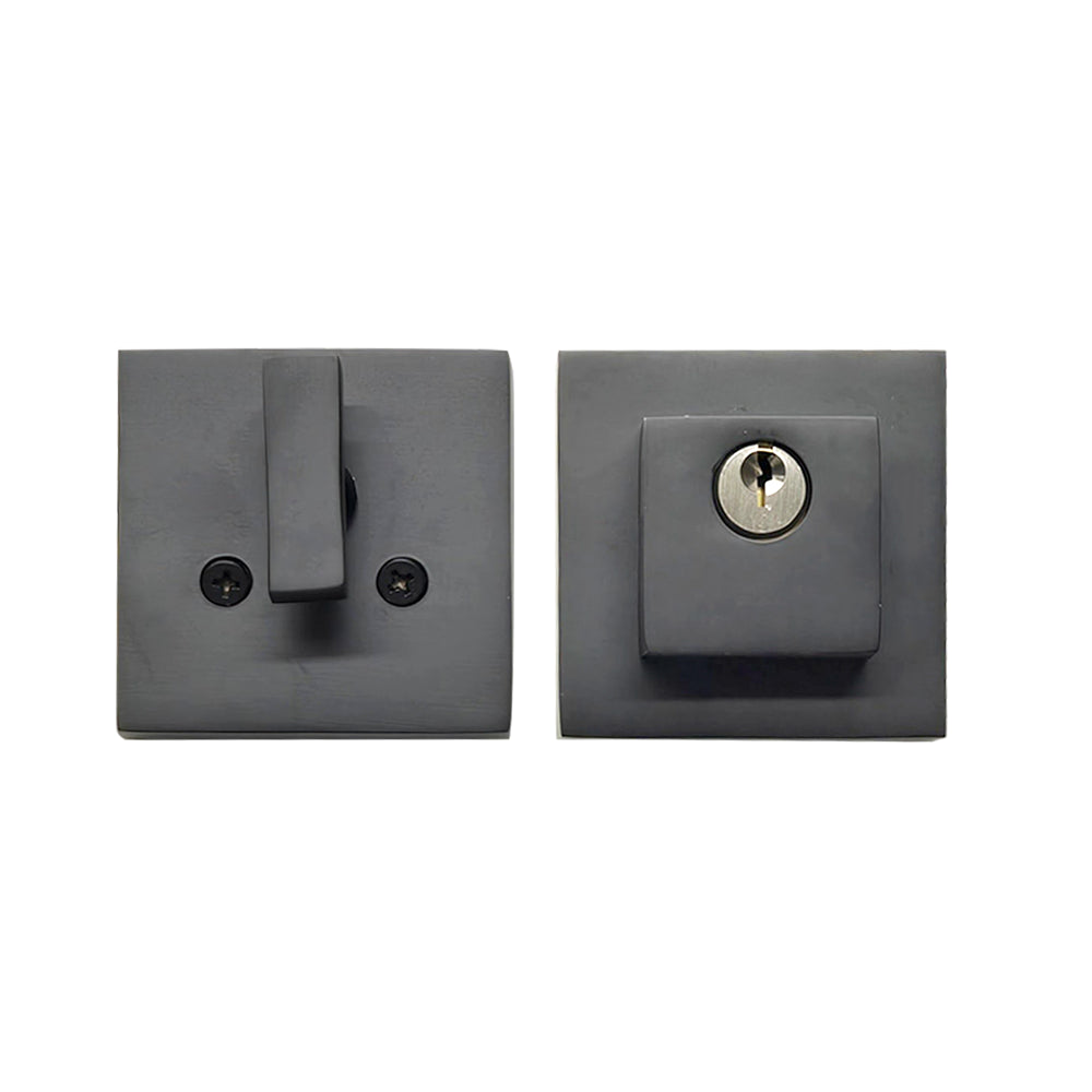 Solid Brass Square Deadbolt for Multipoint Door Locks – 62 x 62 mm Square Rosette
