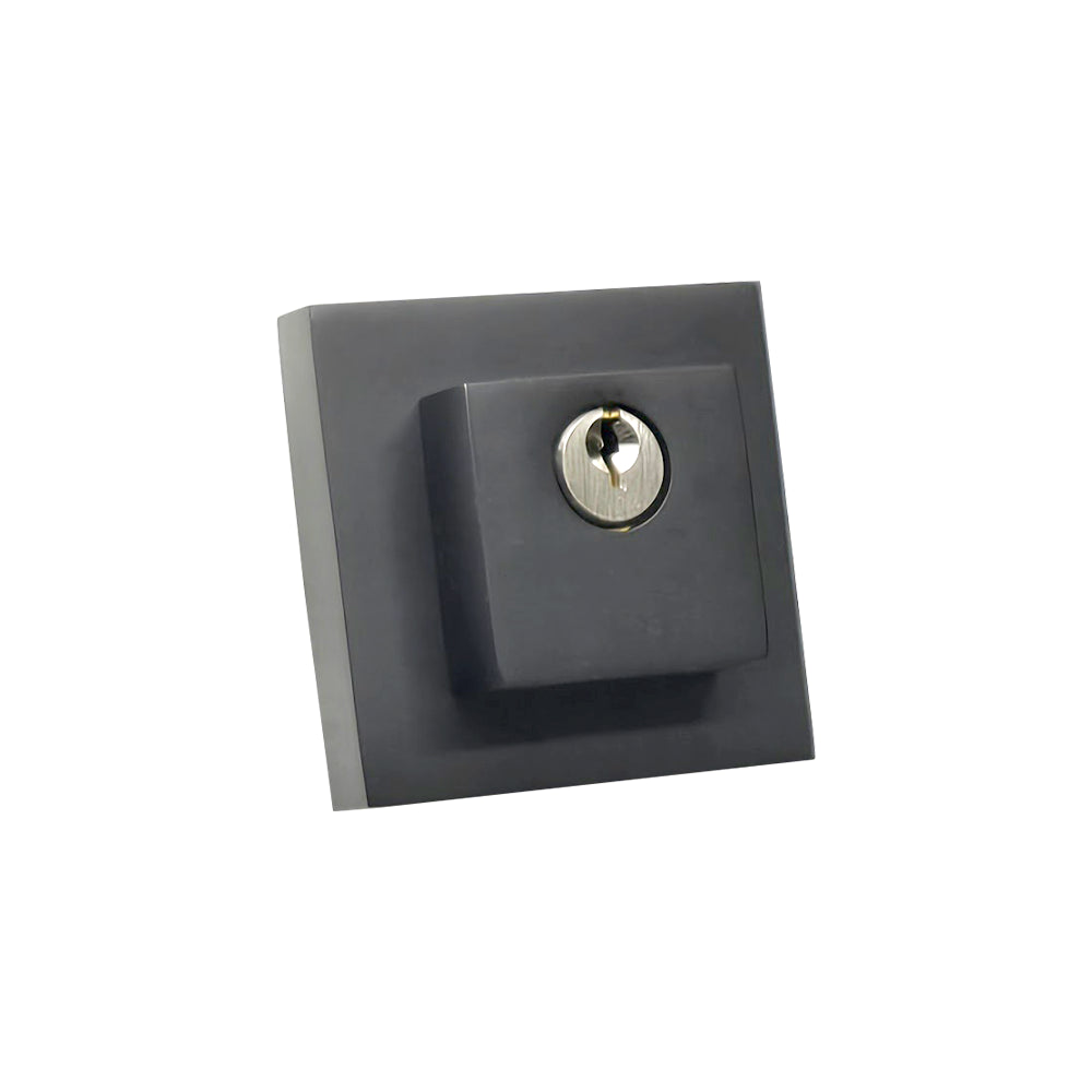 Solid Brass Square Deadbolt for Multipoint Door Locks – 62 x 62 mm Square Rosette
