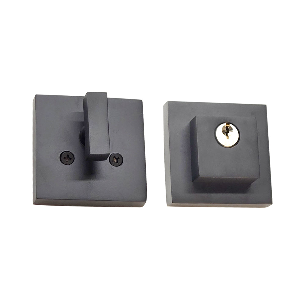 Solid Brass Square Deadbolt for Multipoint Door Locks – 62 x 62 mm Square Rosette