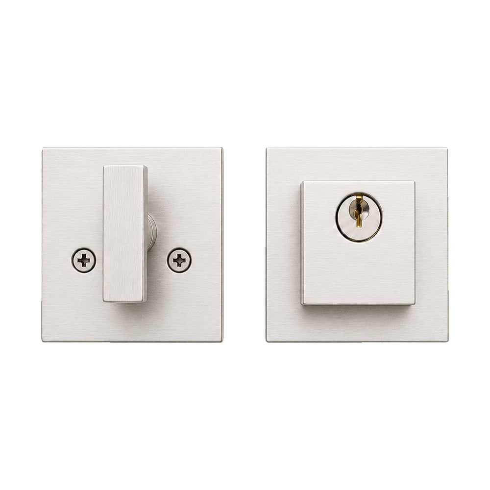 Solid Brass Square Deadbolt for Multipoint Door Locks – 62 x 62 mm Square Rosette