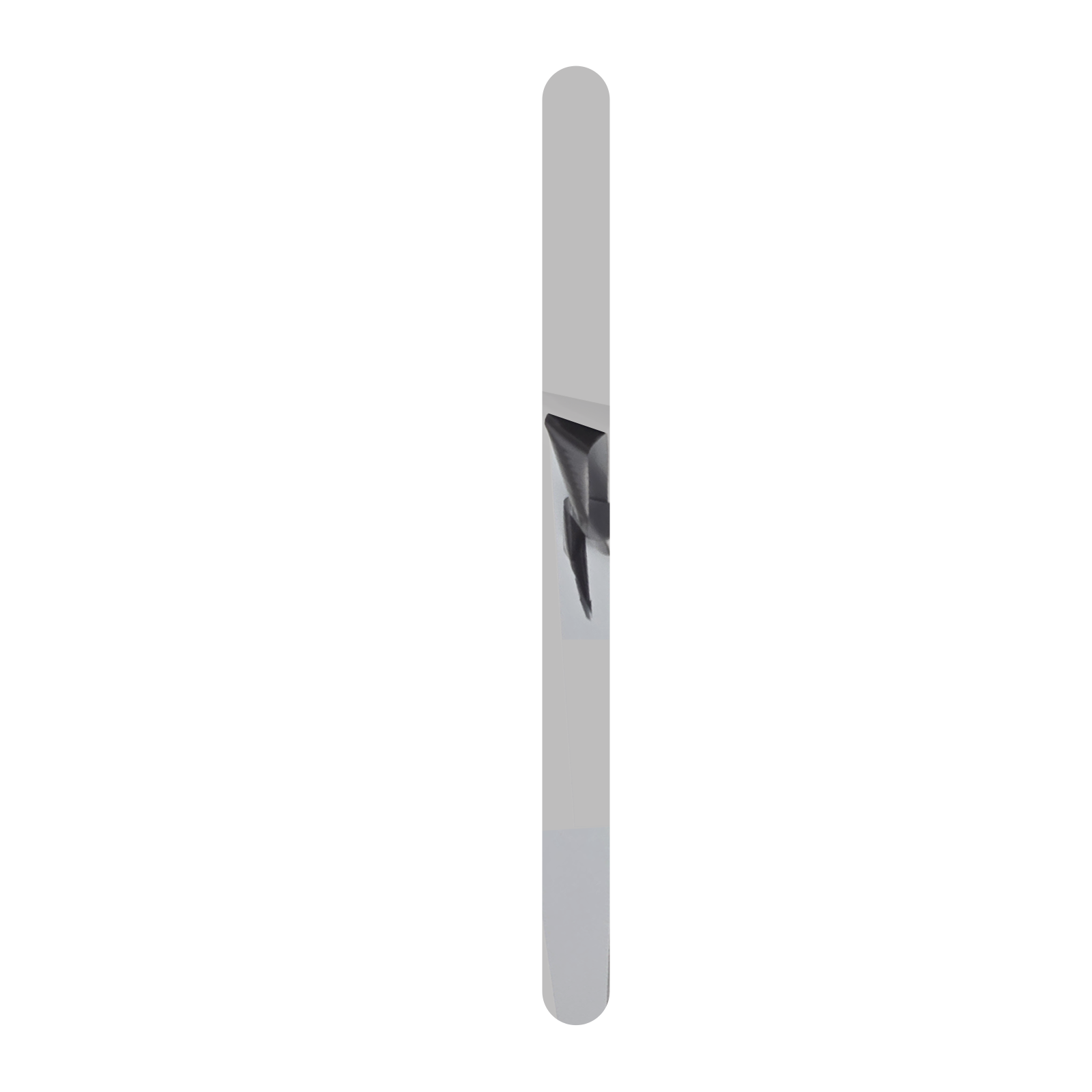 Stainless Steel 304 Flat Trim Strip with Self-Adhesive Backing – 1/2" Wide x 31" Long – Brushed Satin Nickel, Brushed Gold & Matte Black – Flat Strip with Round Edges on both ends