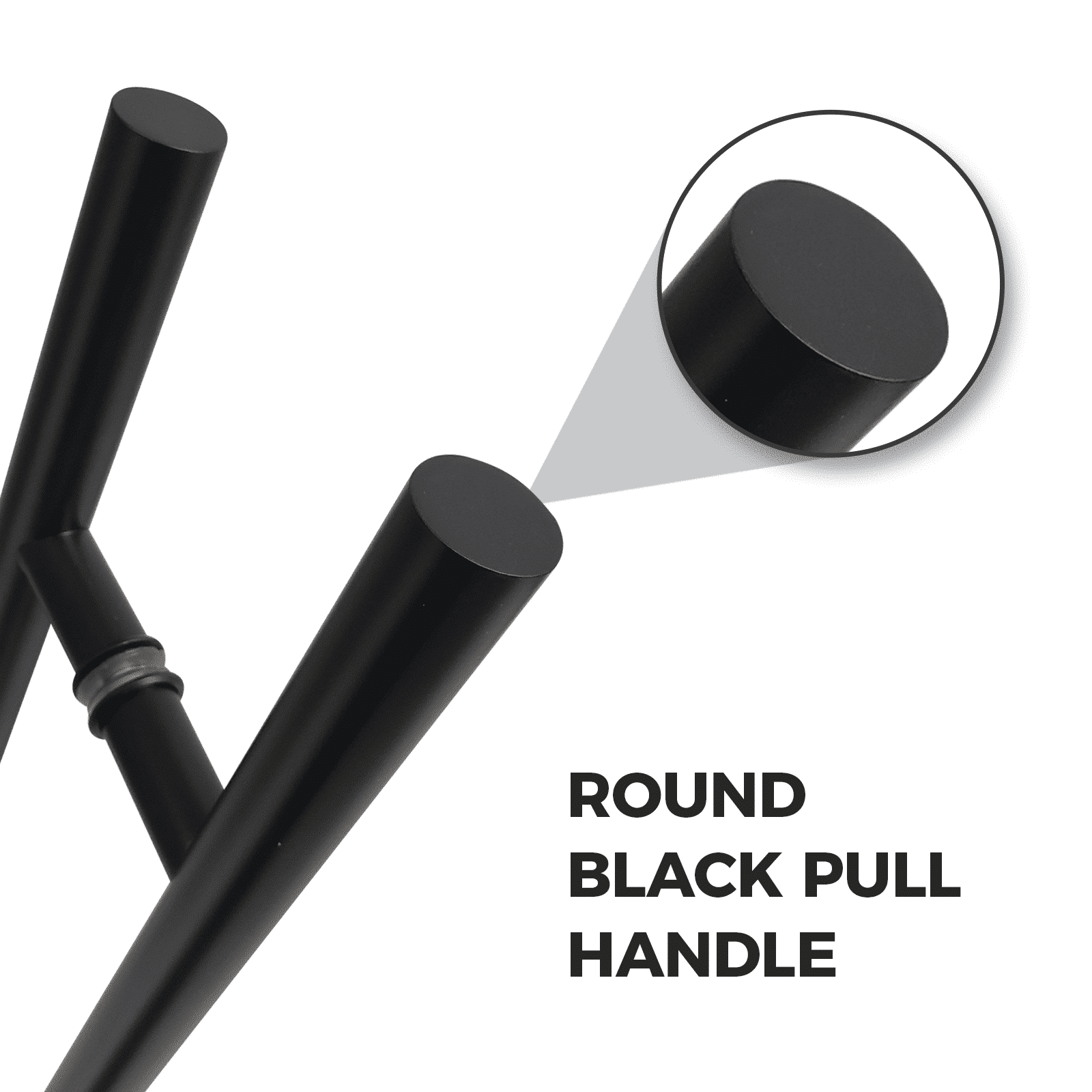 Door-Pull-Handle-Round-H-Type-Black