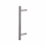 Poignée de porte ronde décalée 18" simple face en acier inoxydable