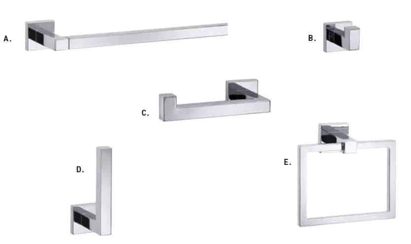 Anneau porte-serviettes Taymor Electra