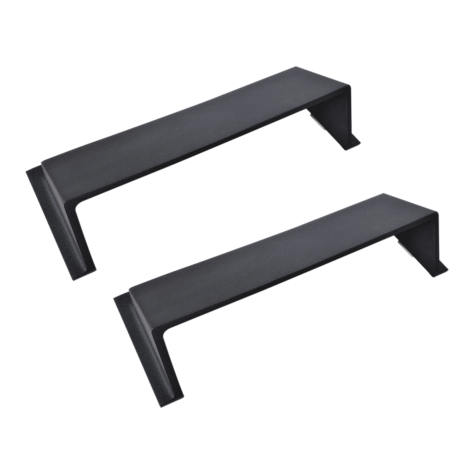 Metal Floor Vent Air Deflector 4"x10" - Heavy-Duty Cast Aluminum HVAC Diverter Cover - Fits multiple standard 2"x10", 3"x10", 4"x10", 6"x10" Vent openings – Modern  Design - Ideal for Use Under Furniture or Curtains, Black Finish.