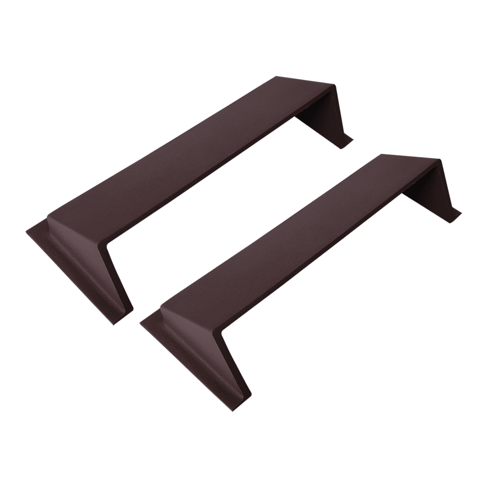Metal Floor Vent Air Deflector 4″x10″ – Heavy-Duty Cast Aluminum HVAC Diverter Cover – Fits multiple standard 2″x10″, 3″x10″, 4″x10″, 6″x10″ Vent openings – Modern Design – Ideal for Use Under Furniture or Curtains, Brown Finish.