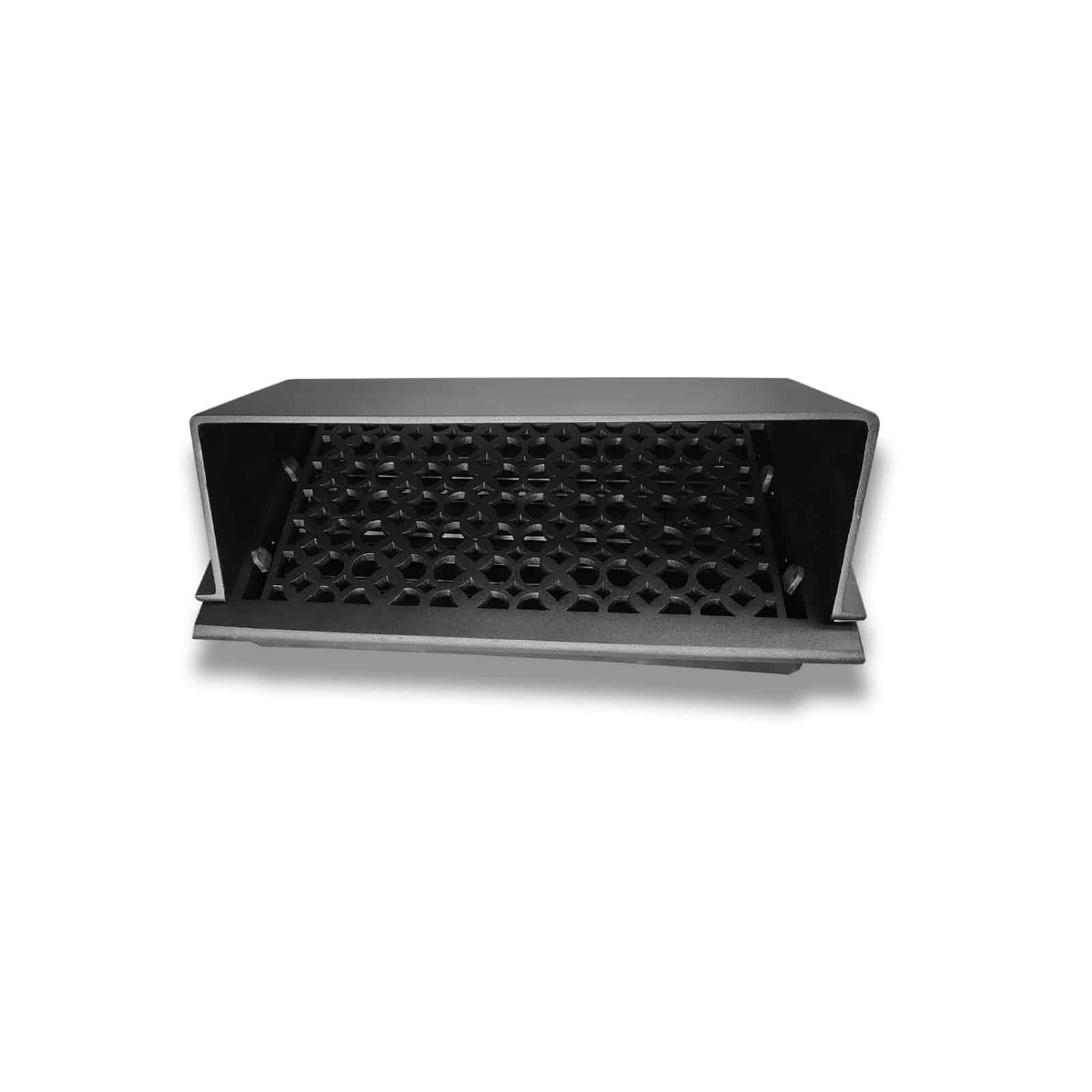 Déflecteur d'air pour grille d'aération de sol en métal 20 x 35 cm – En fonte d'aluminium, compatible avec les grilles d'aération de 20 x 35 cm. Couvercle robuste pour grilles d'aération sous les meubles, lits, canapés ou rideaux – Design moderne.