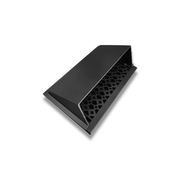 Déflecteur d'air pour grille d'aération de sol en métal 20 x 35 cm – En fonte d'aluminium, compatible avec les grilles d'aération de 20 x 35 cm. Couvercle robuste pour grilles d'aération sous les meubles, lits, canapés ou rideaux – Design moderne.