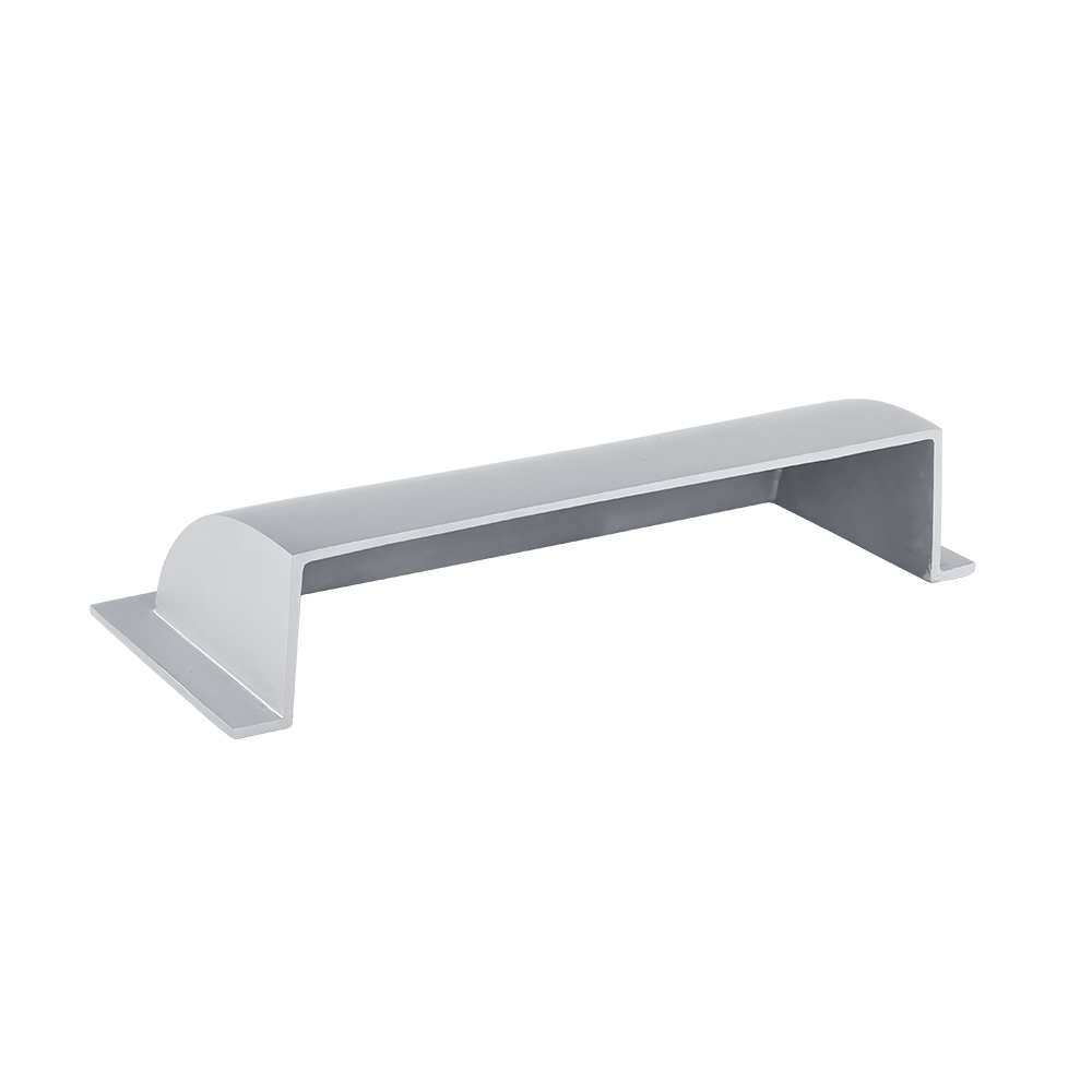 Metal Floor Vent Air Deflector 4″x10″- cast Aluminum HVAC Diverter fits on 2″x 10″, 3″x 10″, 4″x10″ and 6″x 10″ Vents. Heavy - duty Vent Cover for Vents Under Furniture, Beds, Sofas, or Curtains - Dome Design Matte Silver