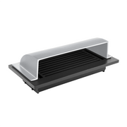 Metal Floor Vent Air Deflector 4″x10″- cast Aluminum HVAC Diverter fits on 2″x 10″, 3″x 10″, 4″x10″ and 6″x 10″ Vents. Heavy - duty Vent Cover for Vents Under Furniture, Beds, Sofas, or Curtains - Dome Design Matte Silver