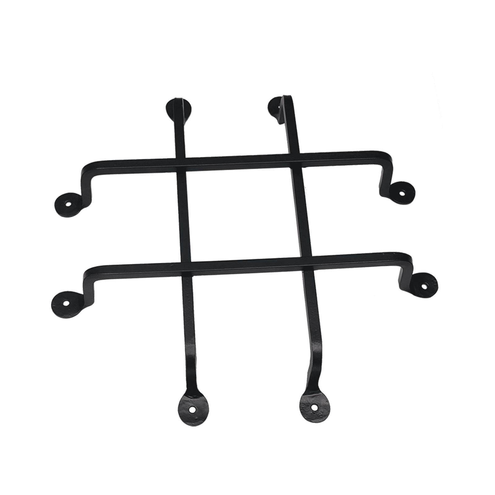 Grille de porte Speakeasy en fer, design carré simple 106