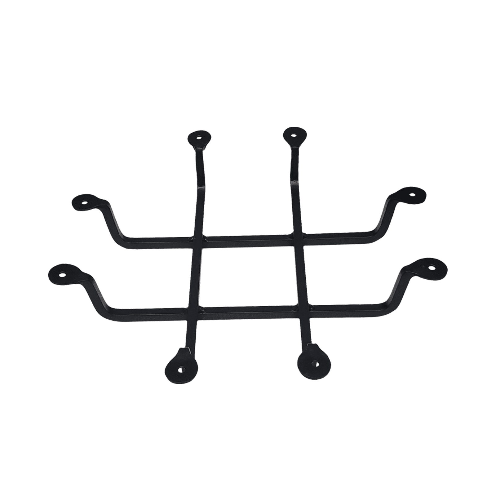 Grille de porte Speakeasy en fer, design carré simple 106