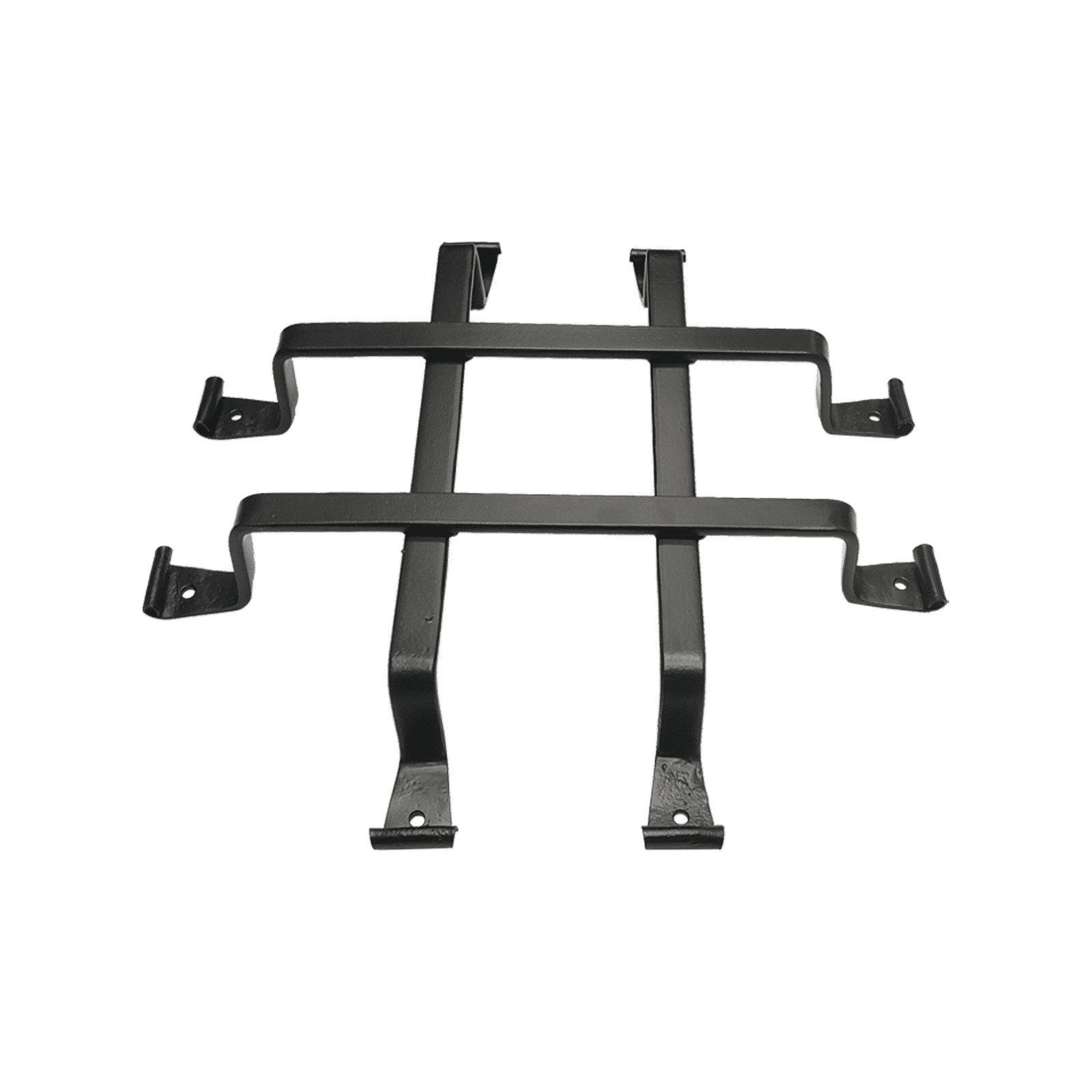 Grille de porte Speakeasy en fer, design carré simple 107