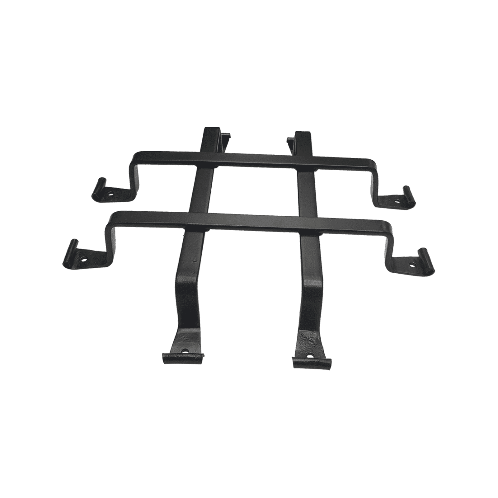 Grille de porte Speakeasy en fer, design carré simple 107