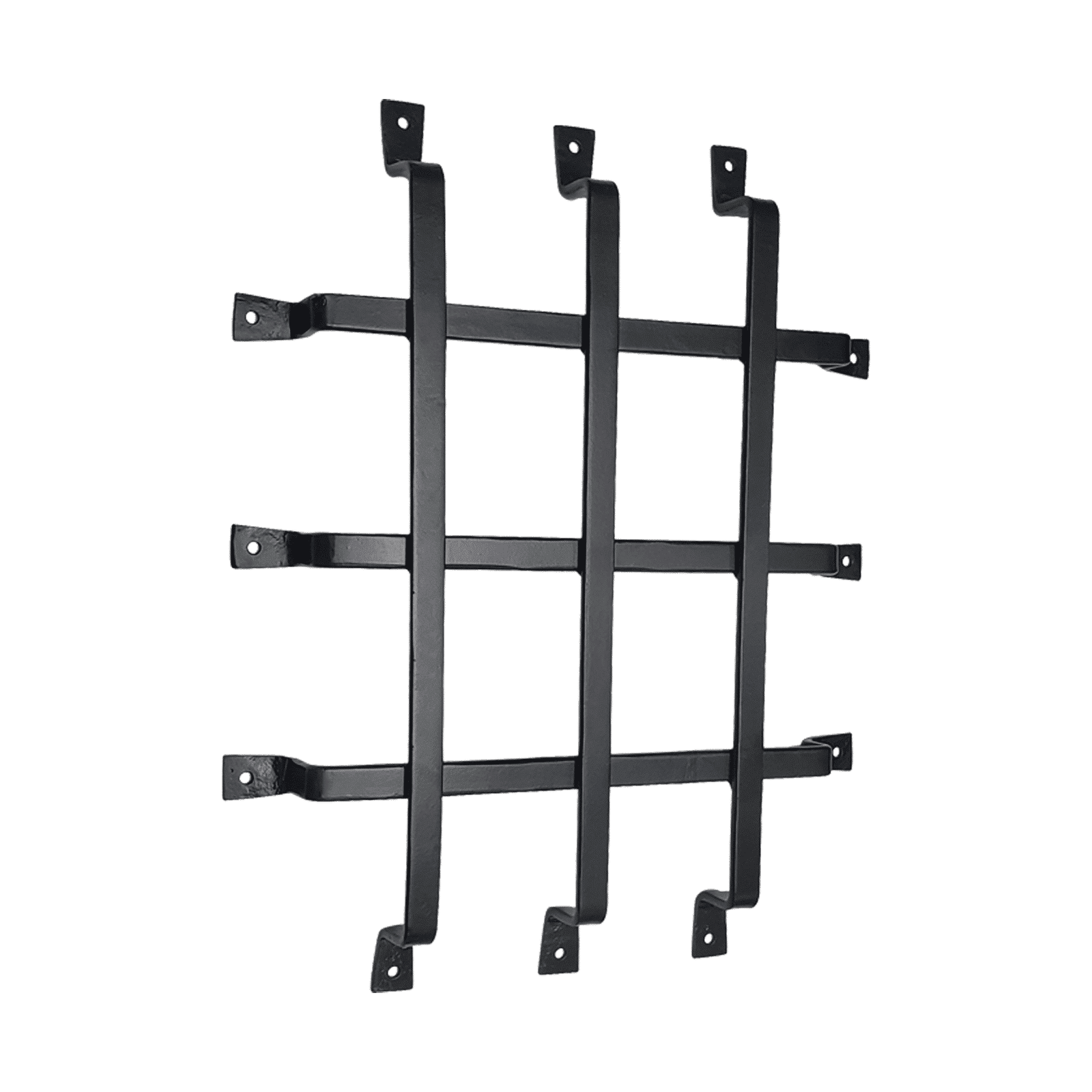 Grille de porte Speakeasy en fer carré design 104