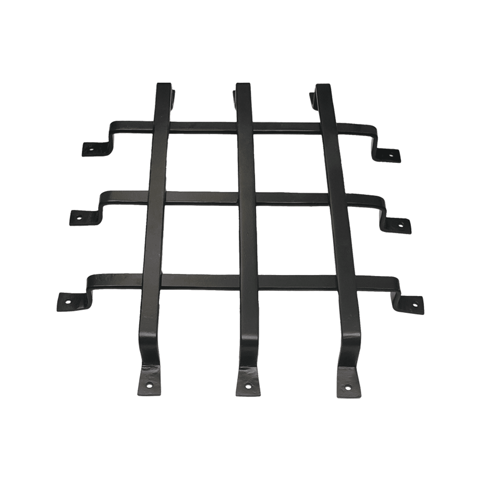 Grille de porte Speakeasy en fer carré design 104
