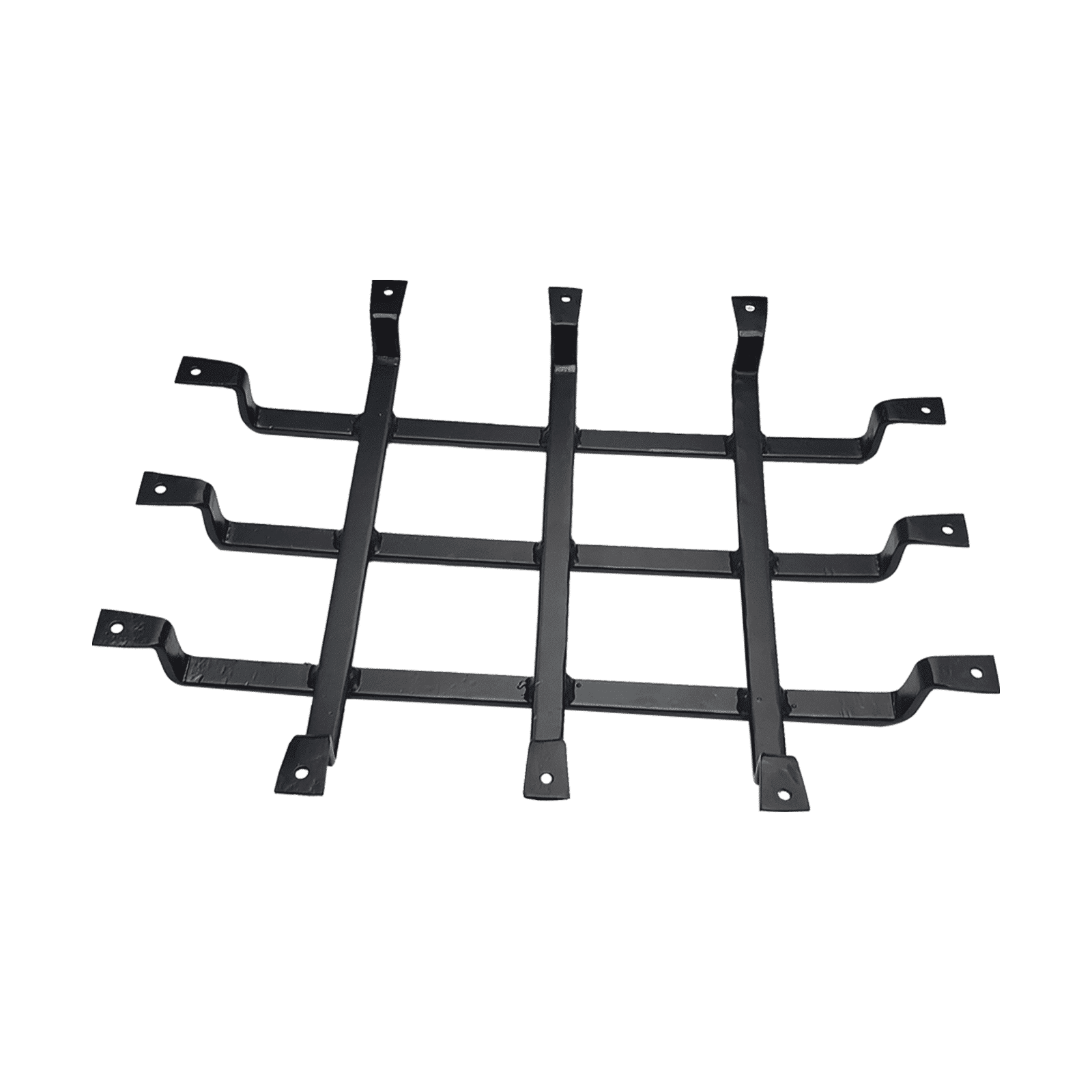 Grille de porte Speakeasy en fer carré design 104