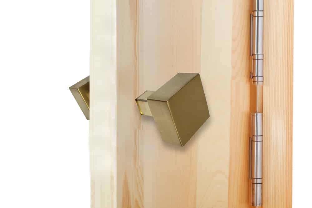 Door Knob Square 2” Stainless Steel, 304 Grade – Shower / Glass Door