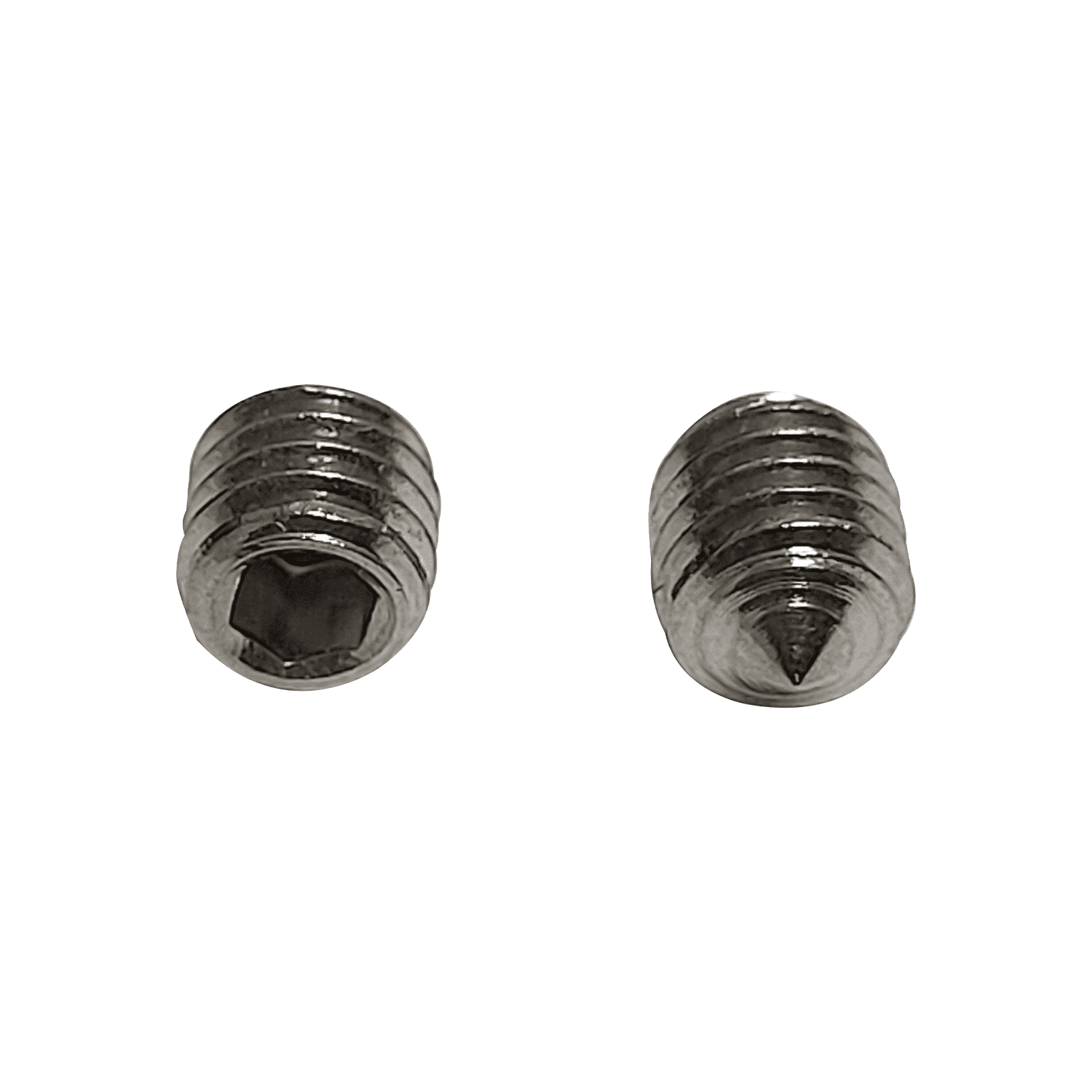 Vis de serrage pour poignées de porte en acier inoxydable 304, à six pans creux, pointe de capuchon