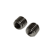 Vis de serrage pour poignées de porte en acier inoxydable 304, à six pans creux, pointe de capuchon