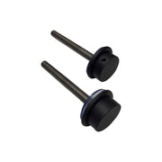 Boulons longs avec embouts : acier inoxydable 304 (lot de 2)
