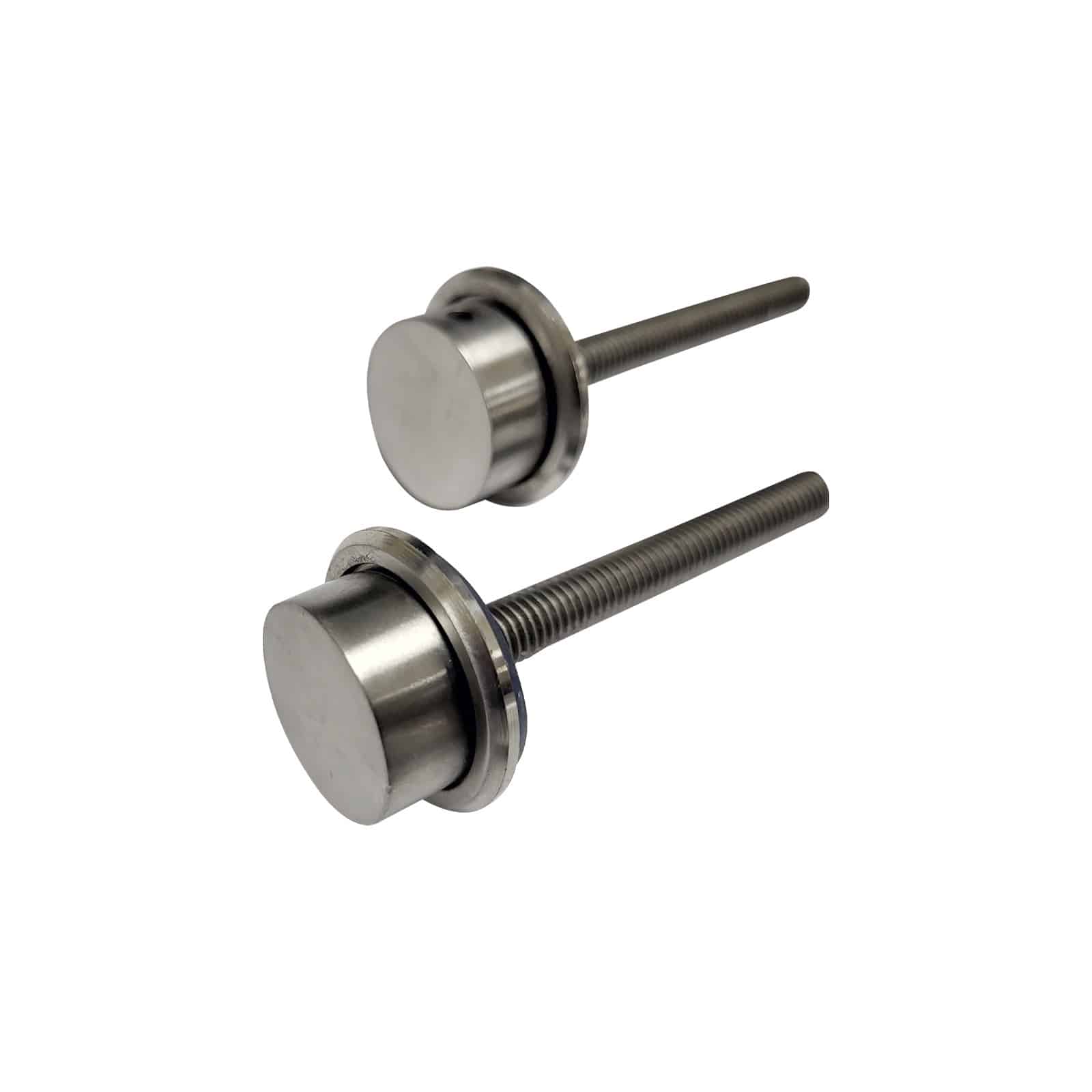Boulons longs avec embouts : acier inoxydable 304 (lot de 2)
