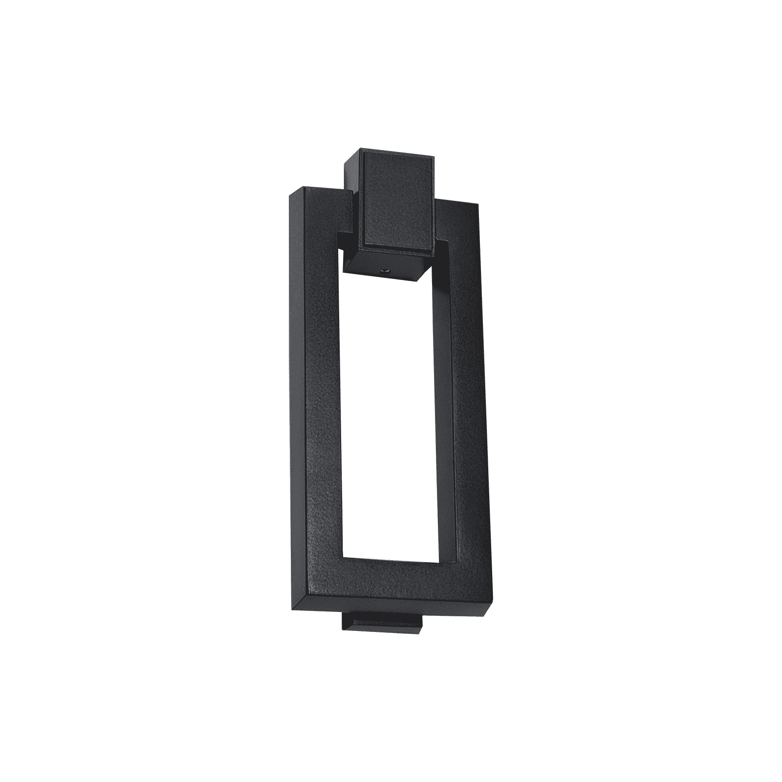 Modern Rectangle Door Knocker - Black Finish - Prima Decorative ...