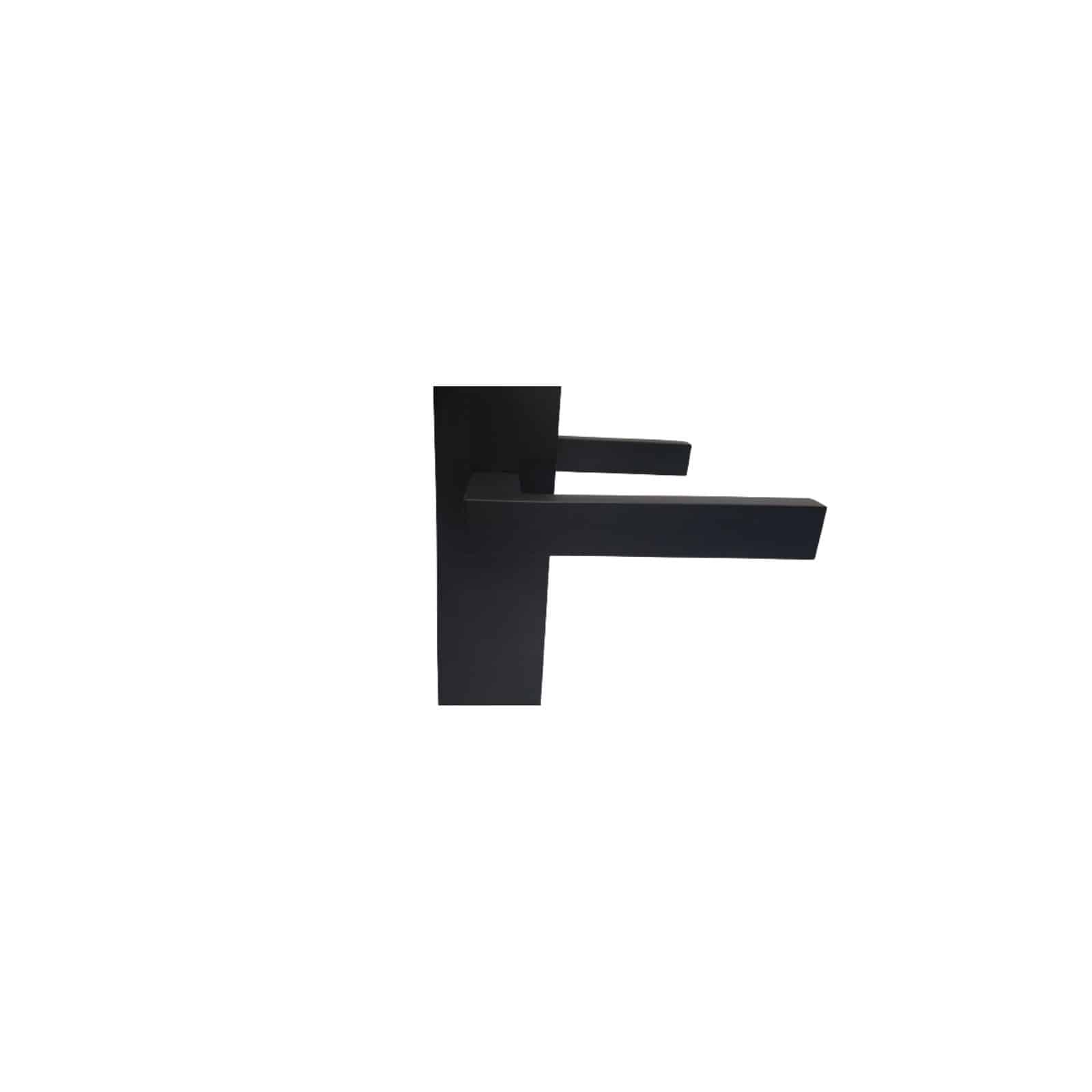 Multi point lock trim set Brass 16″x2″ Lucca Black