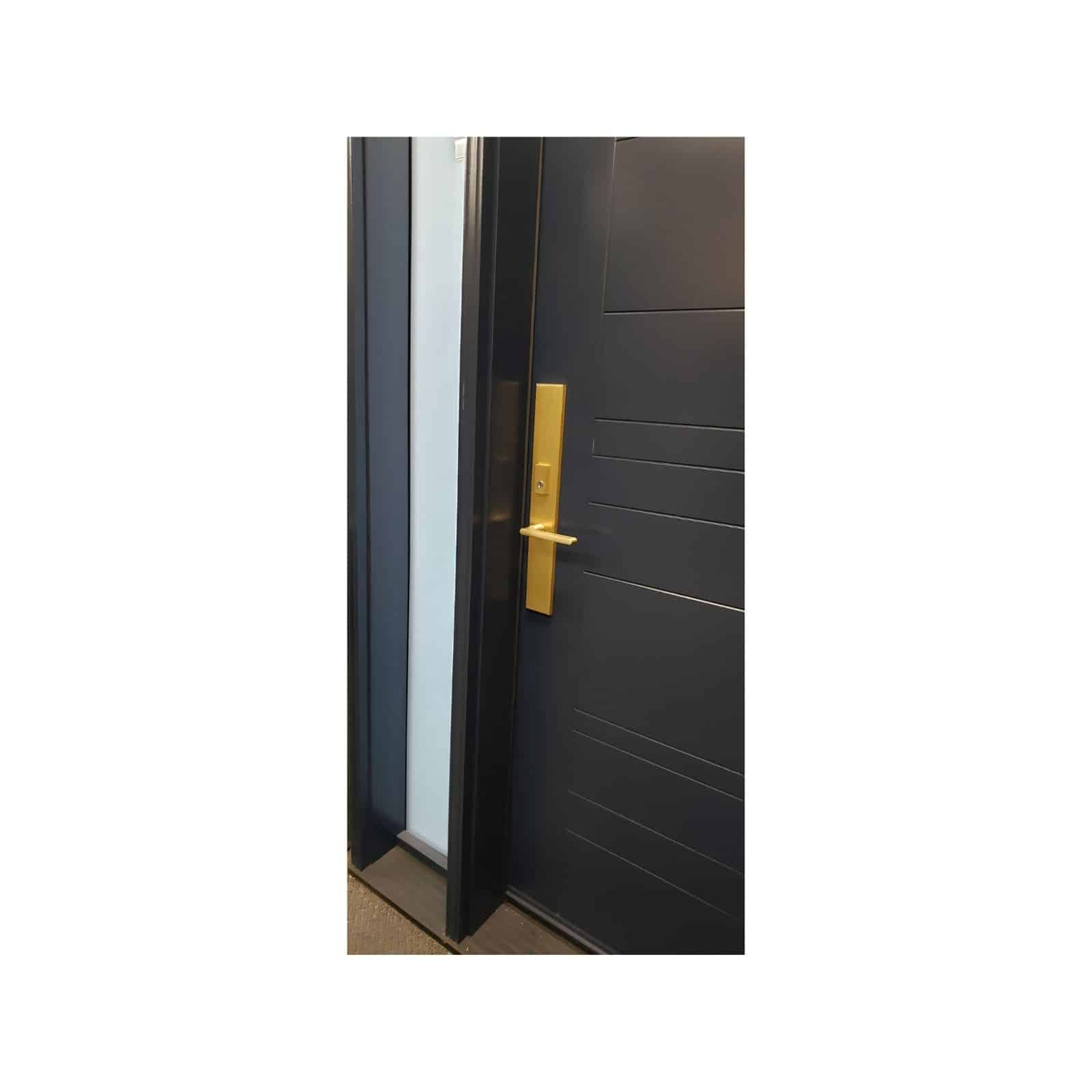 Multi point lock trim set Brass 18″x2.5″ Milano Satin Brass