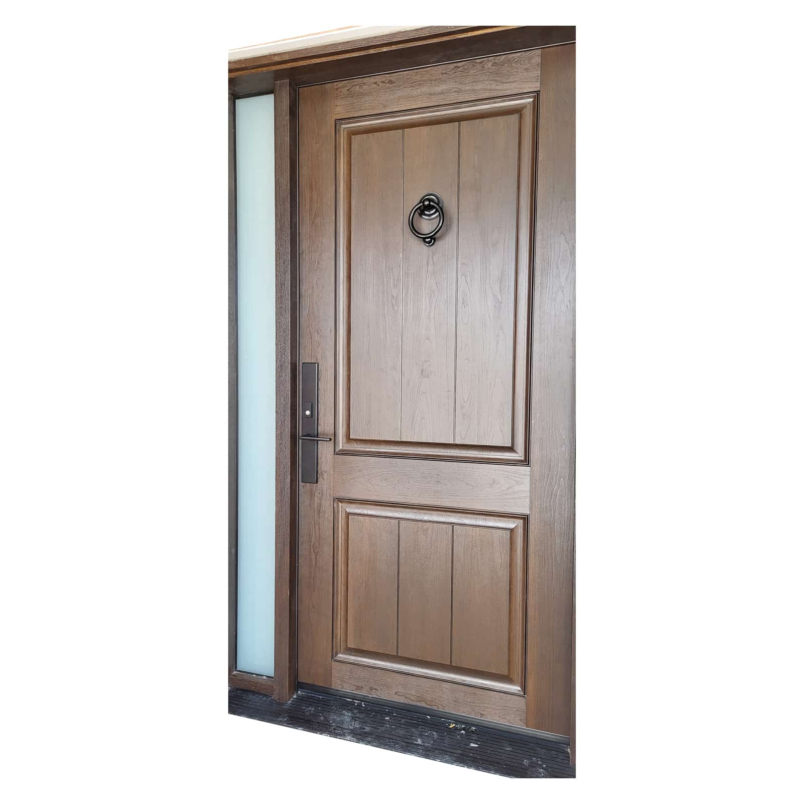 Multi point lock trim set Brass 18"x2.5" Milano Black Matte