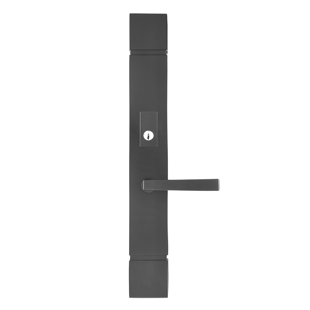 Multi point lock Trim set Brass 18"x2.5" Verona Black Matte