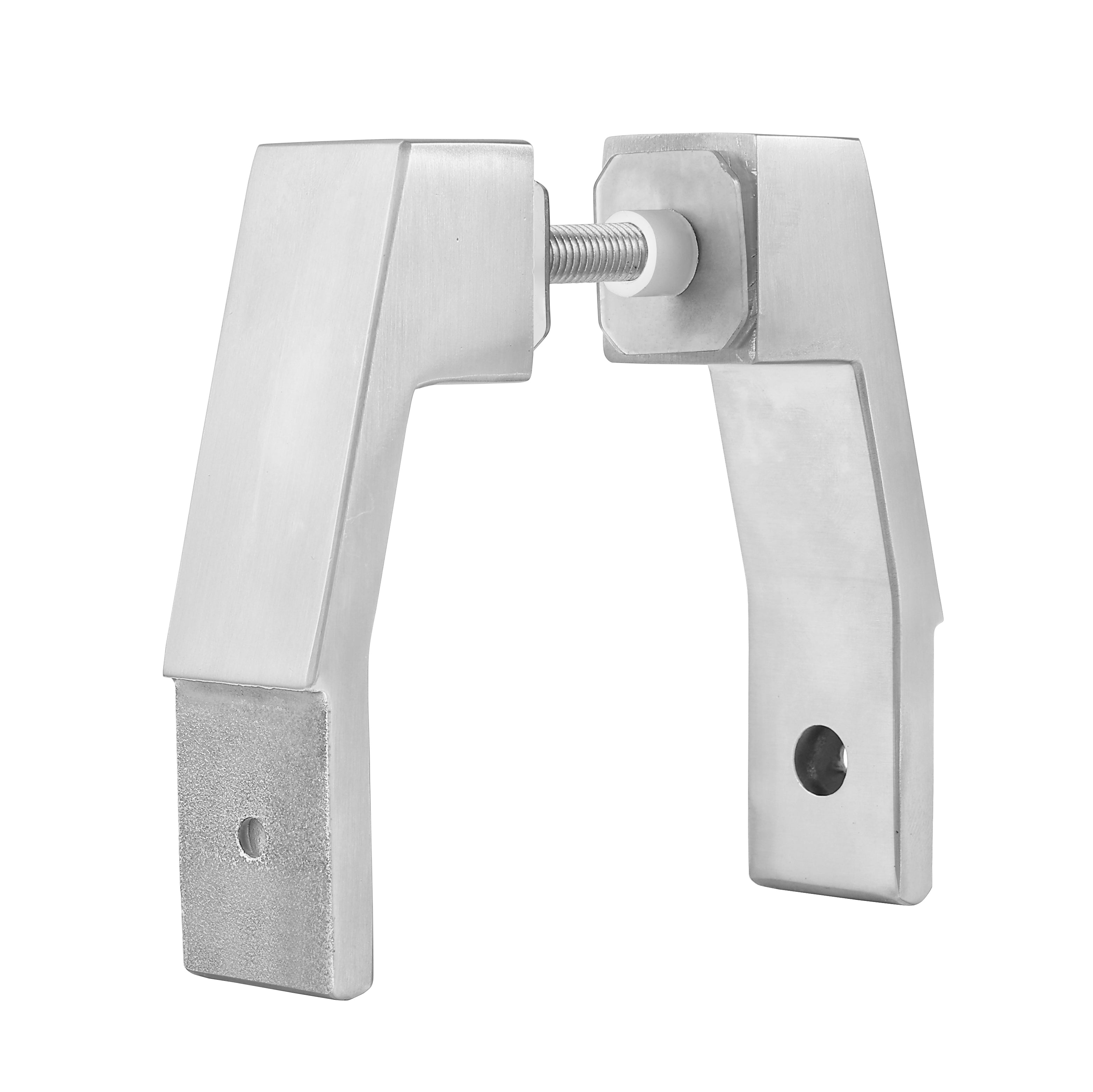 Offset Mount Mid-Post Attachment – for Rectangle Ladder Pulls Stainless Steel 304 Satin Steel (2pairs)