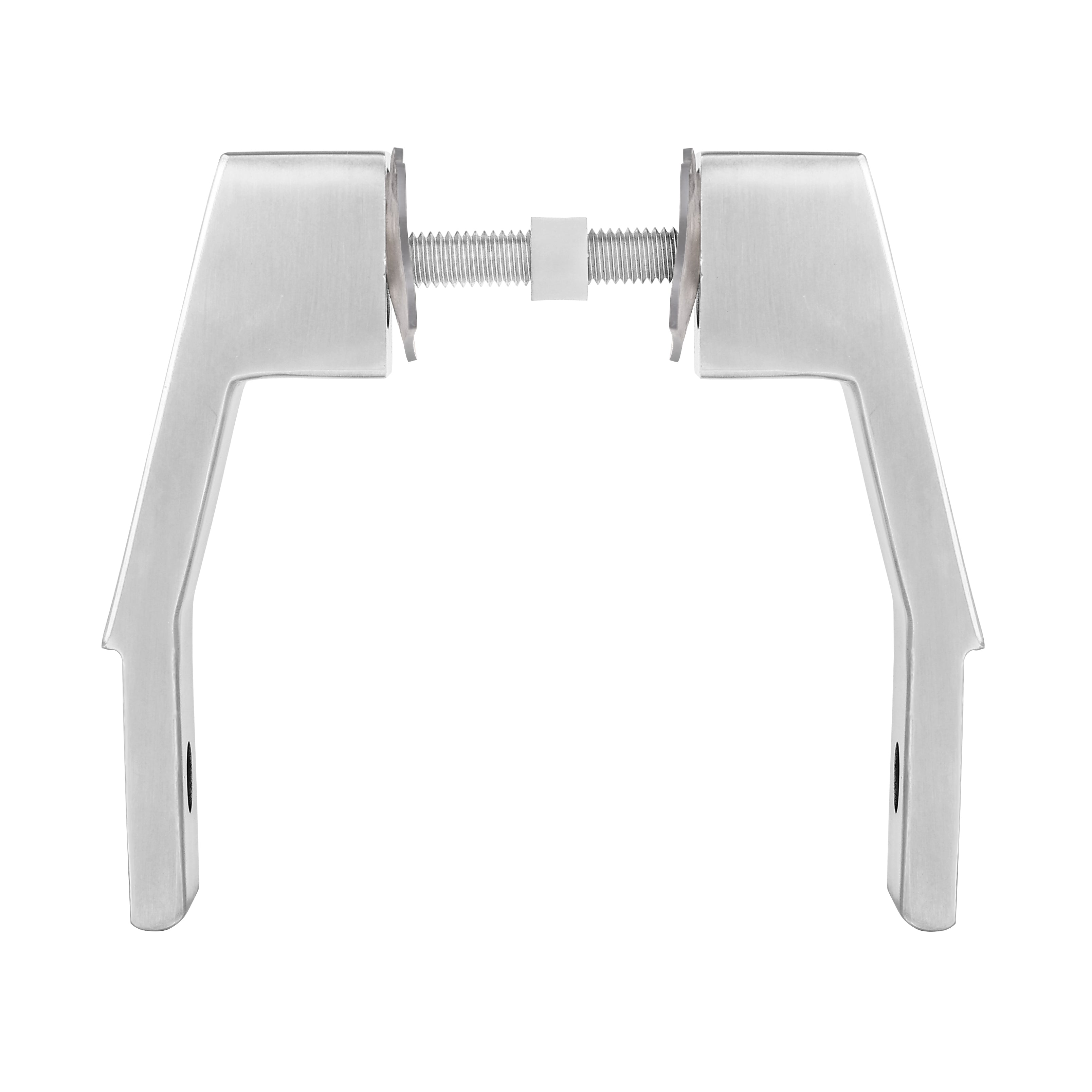 Offset Mount Mid-Post Attachment – for Rectangle Ladder Pulls Stainless Steel 304 Satin Steel (2pairs)