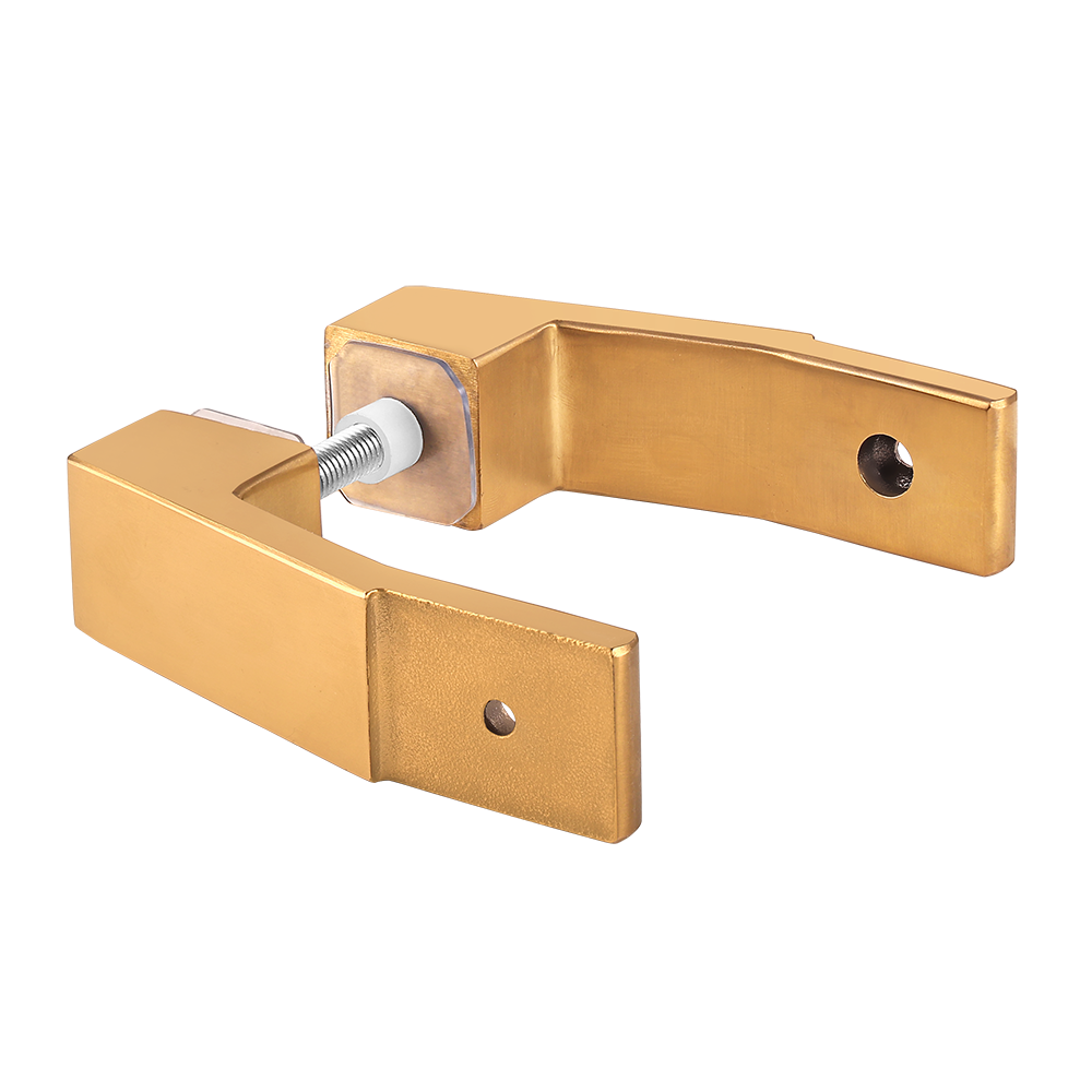 Offset Mount Mid-Post Attachment - for Square Ladder Pulls Stainless Steel 304 PVD Gold (2pairs)