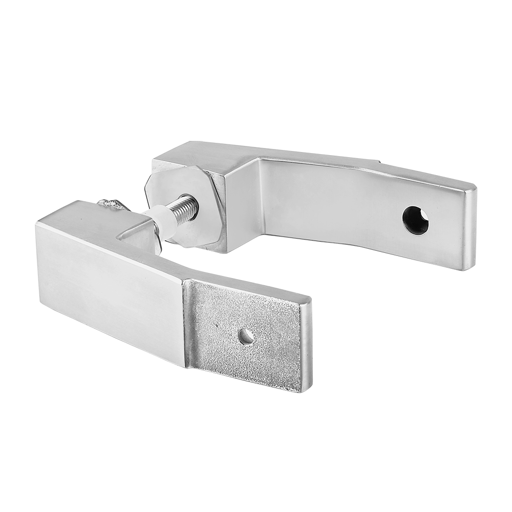 Offset Mount Mid-Post Attachment – for Square Ladder Pulls Stainless Steel 304 Satin Steel (2pairs)