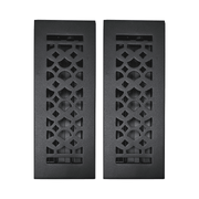 Registre de plancher en fonte d'aluminium, dimensions 3″ x 10″, VR100, paquet de 2