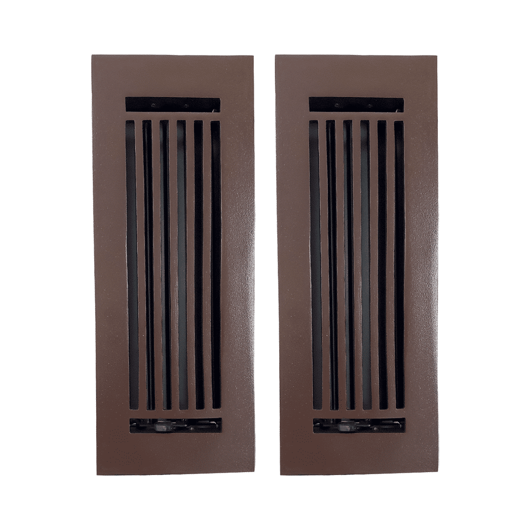 Cast Aluminum Floor Register Size 3″ X 10″ VR109 Pack of 2