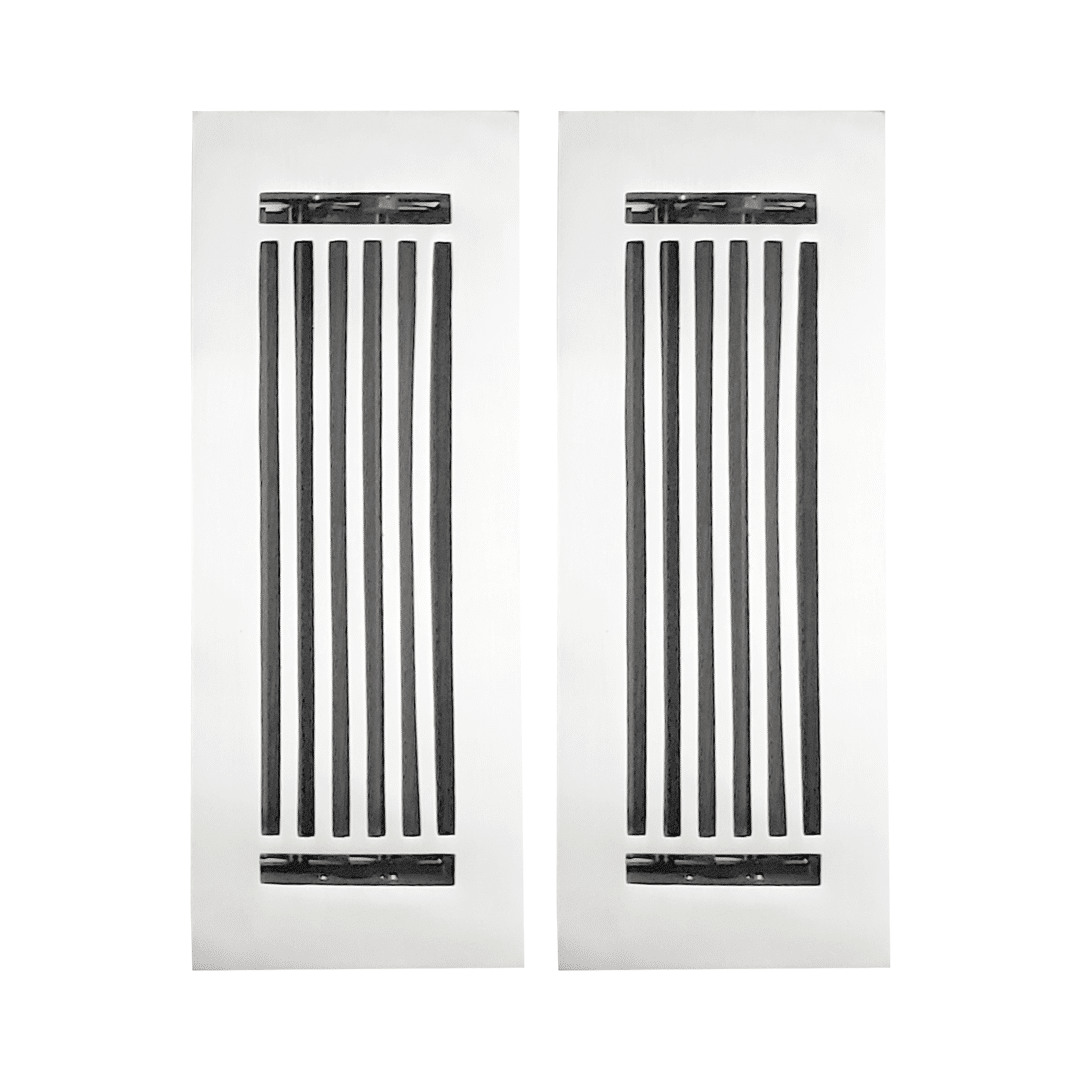 Cast Aluminum Floor Register Size 3″ X 10″ VR109 Pack of 2