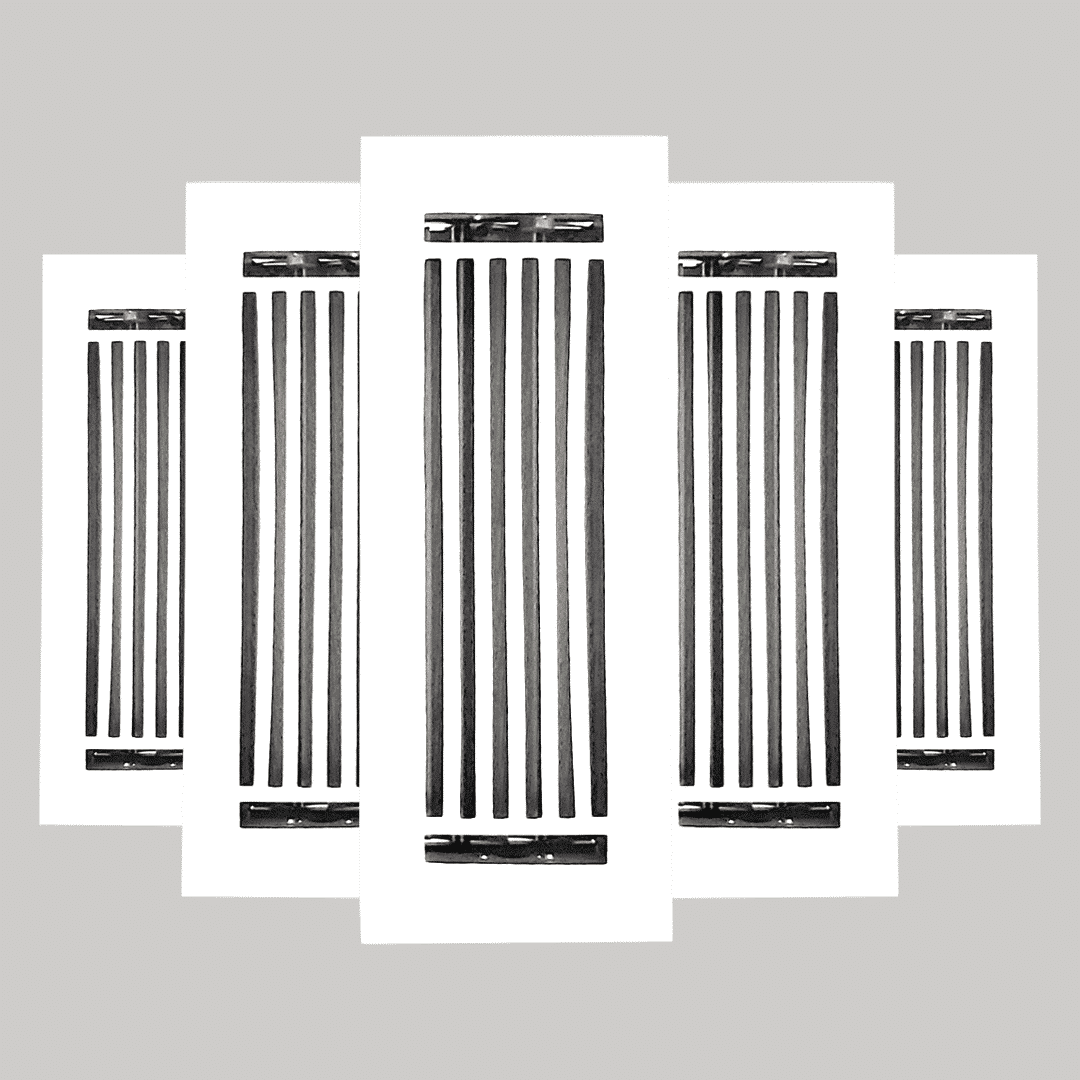 Cast Aluminum Floor Register Size 3″ X 10″ VR109 Pack of 5