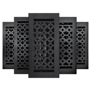 Registre de plancher en fonte d'aluminium 4" x 10" VR-100, paquet de 5