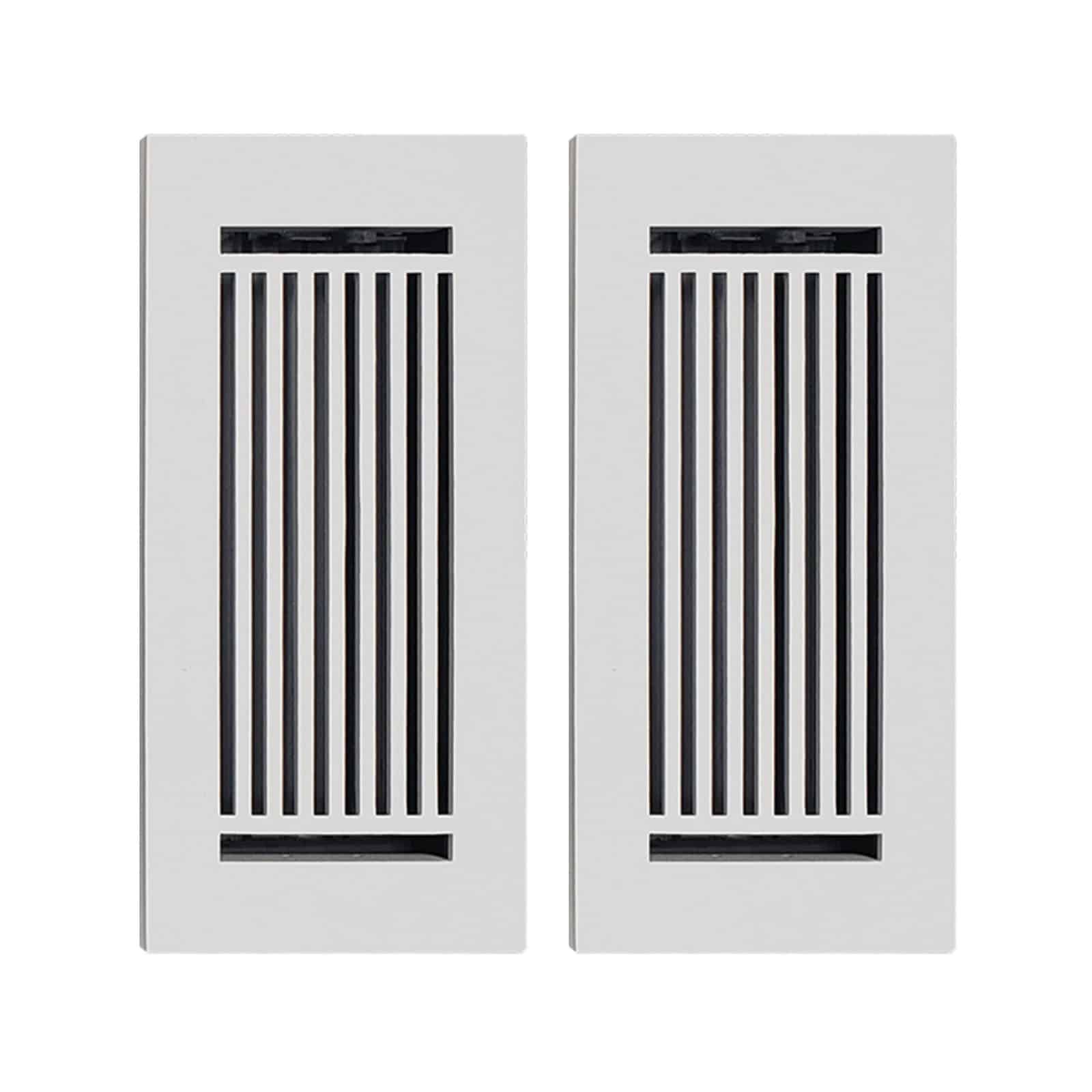 Cast Aluminum Floor Register Size 4" X 10" VR109 Pack of 2