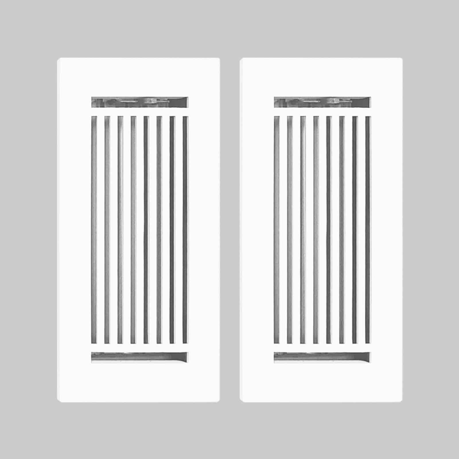 Cast Aluminum Floor Register Size 4" X 10" VR109 Pack of 2