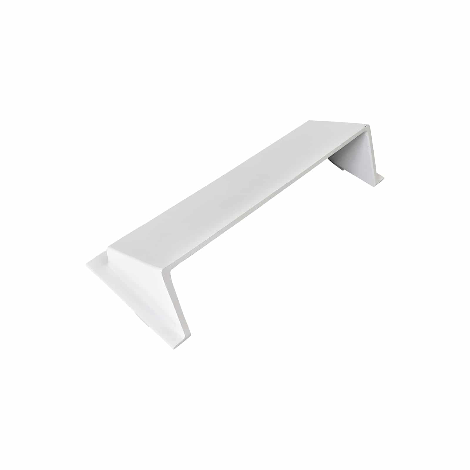 Metal Floor Vent Air Deflector 4″x10″ – Heavy-Duty Cast Aluminum HVAC Diverter Cover – Fits multiple standard 2″x10″, 3″x10″, 4″x10″, 6″x10″ Vent openings – Modern Design – Ideal for Use Under Furniture or Curtains, White Finish.