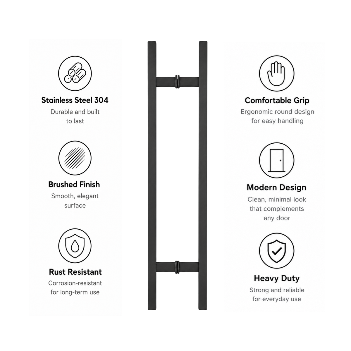 Door pull handle and it's features 
