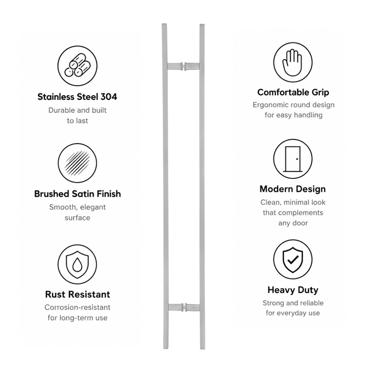 Door pull handle and it's features 