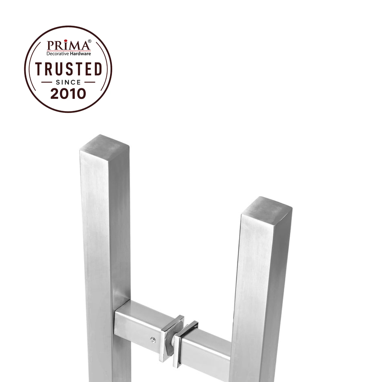 36" Back-to-Back Entry Door Pull Handle | Square H Type Ladder Style | 304 Stainless Steel Front Door Push Pull Handle | for Residential & Commercial use