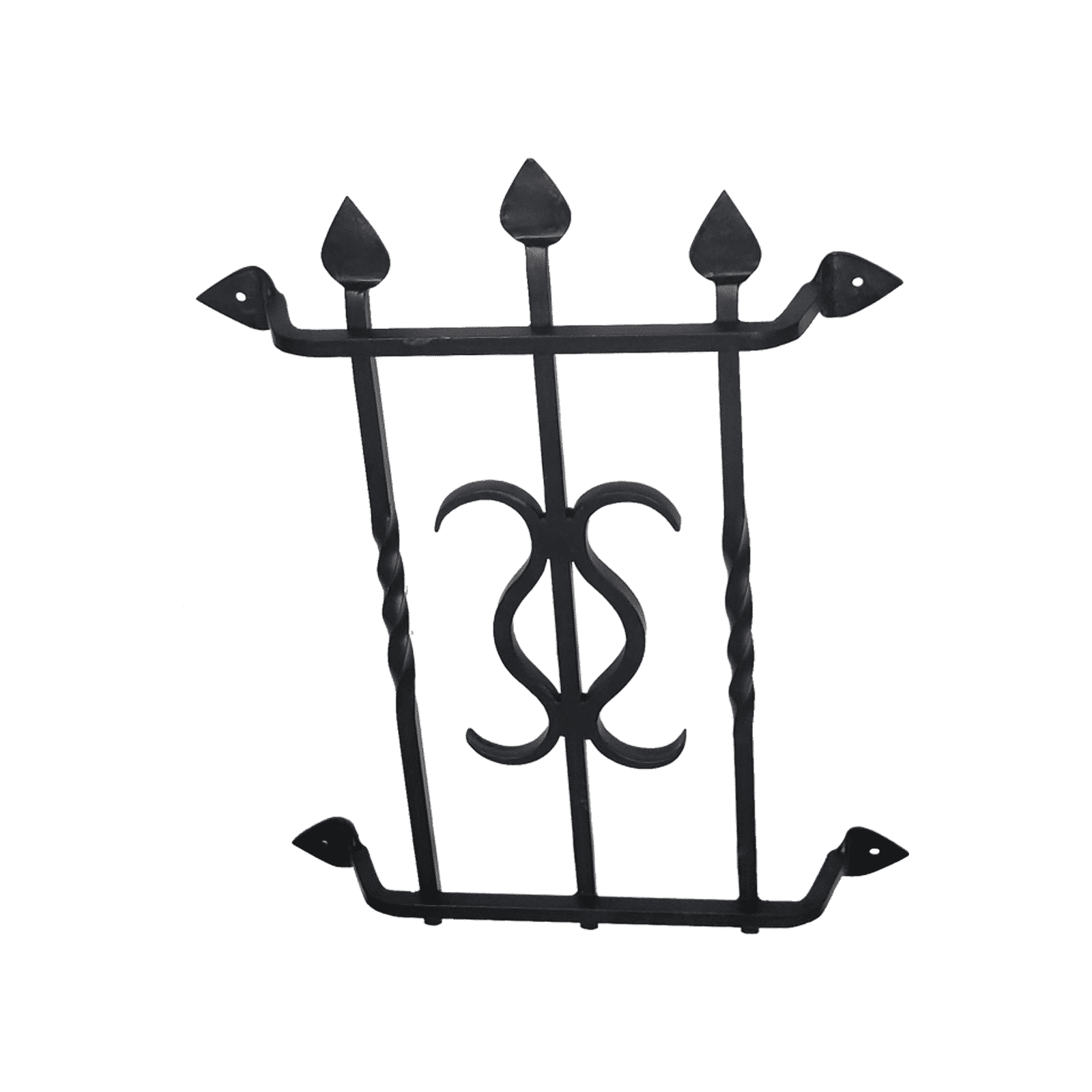 Grille de porte Speakeasy en fer forgé 103