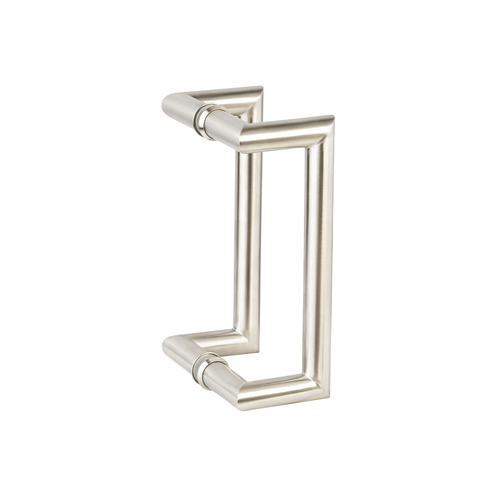 Shower/Glass Door Handle 8" Offset Round 'C' Type Stainless Steel 304