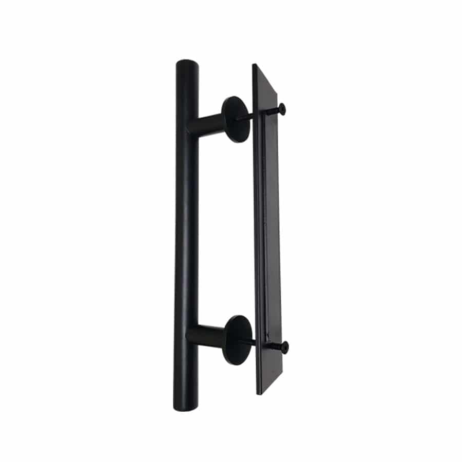 Poignée de porte de grange coulissante et affleurante - Ronde