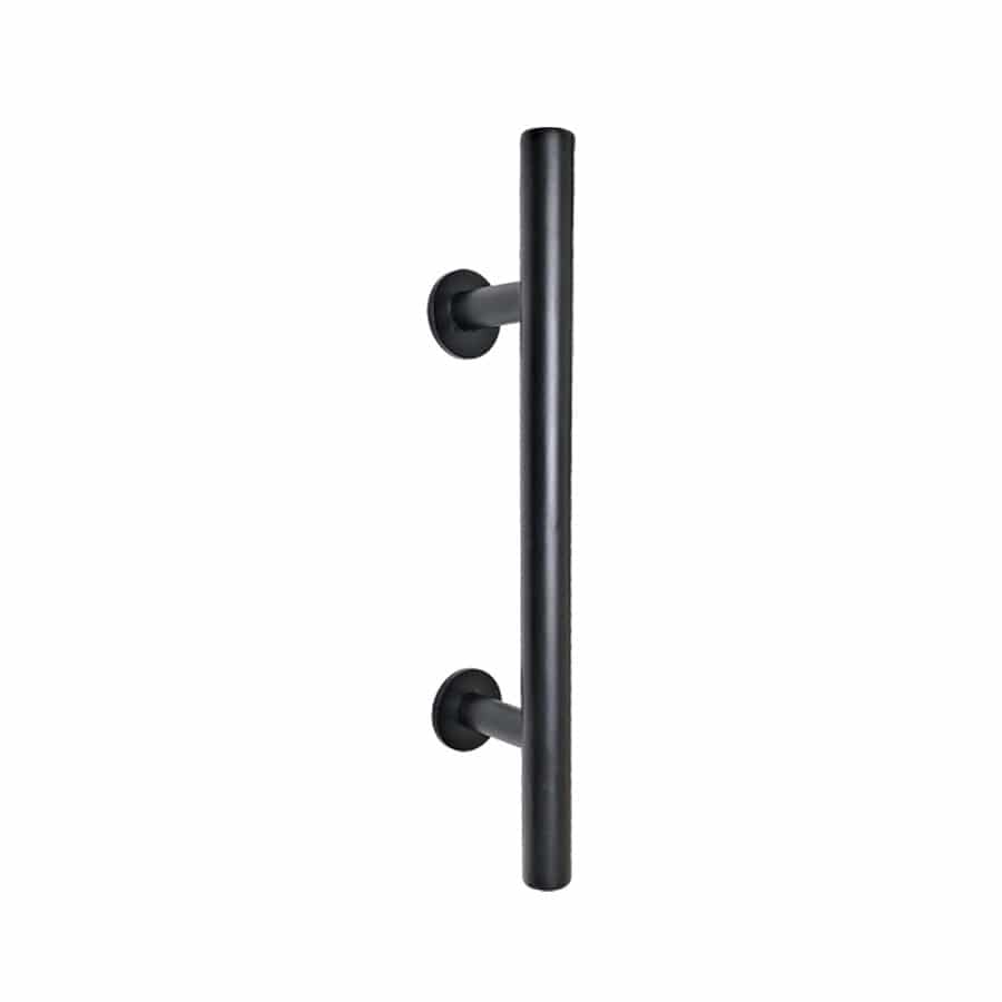Poignée de porte de grange coulissante et affleurante - Ronde